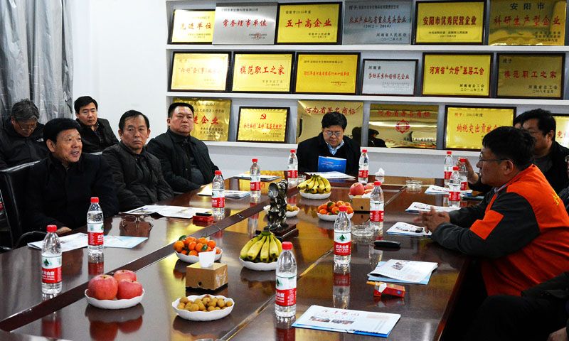 河南省人大常委会农工委主任盛国民一行到中国竞彩网调研